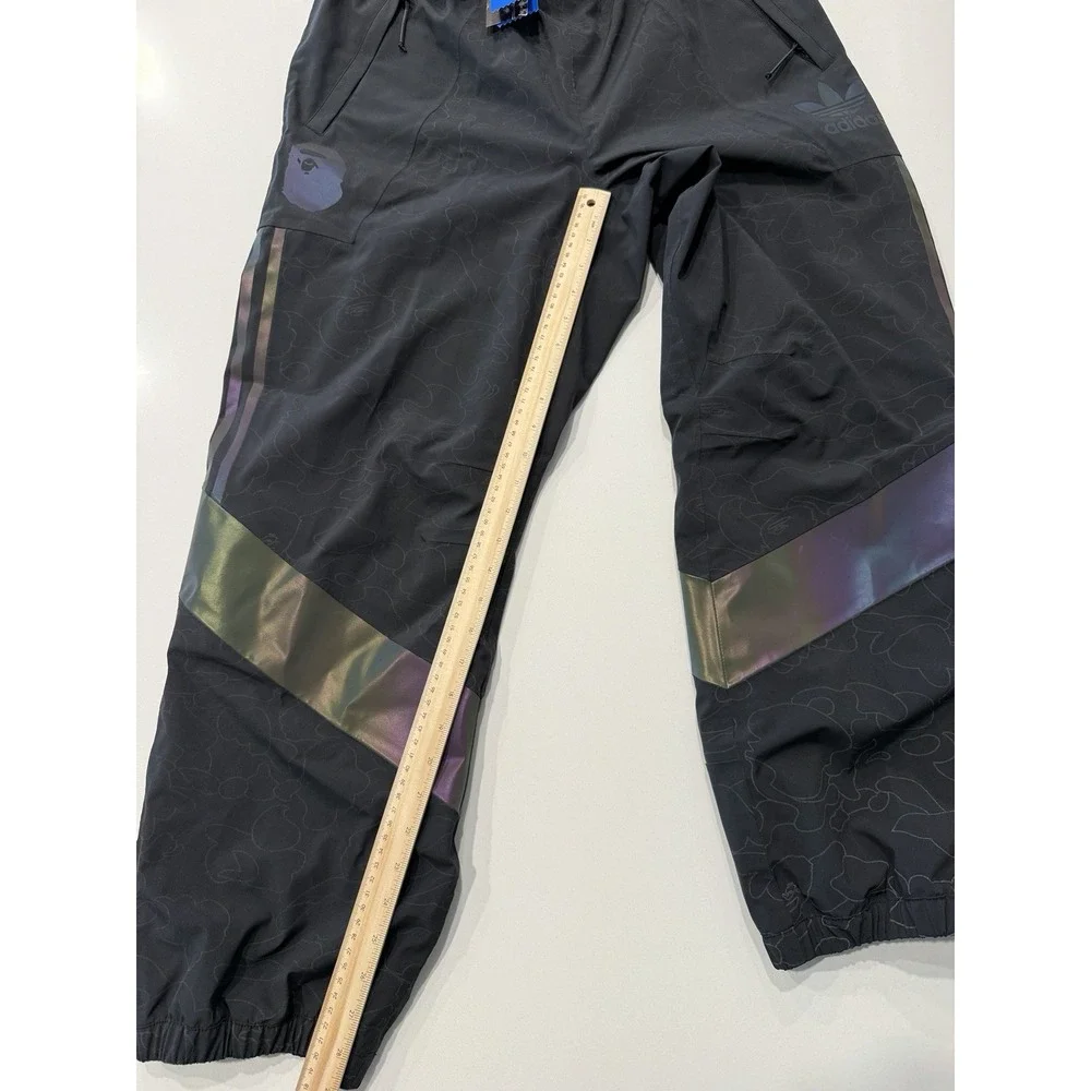 adidas x BAPE Slopetrotter Snowboard Pants Black DU0205 Mens Small NWT